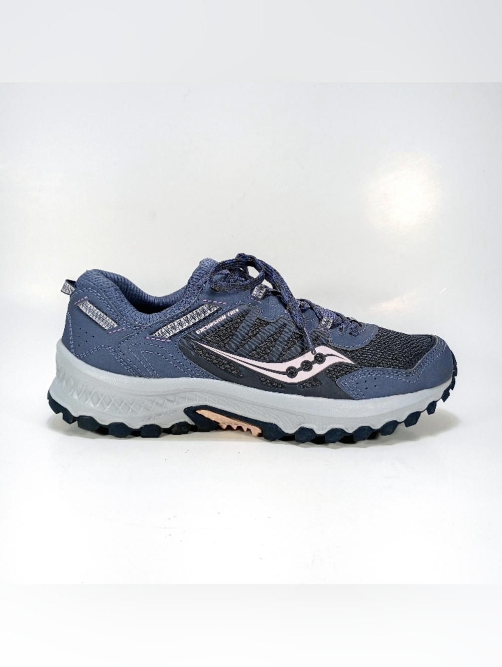 Saucony Excursion TR13 Womens 8.5 Gray And Pink Trail Running Shoes Sneakers